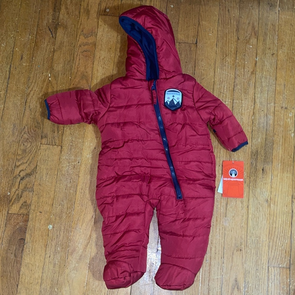 Weatherproof - Baby-Boys Newborn Pongee Shell Polyfilled Pram -Size 3/6 Months